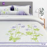  Bộ Chăn Ga Lụa Thêu Tencel Coolsilk Pro 1002 