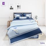  Bộ Chăn Ga Lụa Thêu Tencel Silk Protein Max 1202 