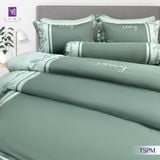  Bộ Chăn Ga Lụa Thêu Tencel Silk Protein Max 1201 