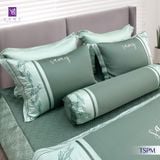  Bộ Chăn Ga Lụa Thêu Tencel Silk Protein Max 1201 