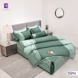  Bộ Chăn Ga Lụa Thêu Tencel Silk Protein Max 1201 