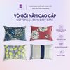  Vỏ Gối Nằm Lụa Cotton Satin Đa Dạng Kiểu Dáng 