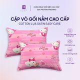  Cặp Vỏ Gối Nằm Lụa Cotton Satin Đa Dạng Mẫu Mã 