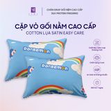  Cặp Vỏ Gối Nằm Lụa Cotton Satin Đa Dạng Mẫu Mã 