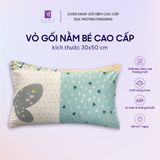 Vỏ gối nằm bé cao cấp 30x50cm 