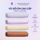  Vỏ gối ôm trơn cao cấp Tencel Coolsilk nhiều màu sắc 