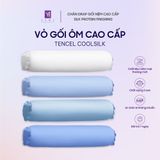  Vỏ gối ôm trơn cao cấp Tencel Coolsilk nhiều màu sắc 