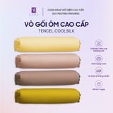  Vỏ gối ôm trơn cao cấp Tencel Coolsilk nhiều màu sắc 