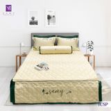  Bộ Chăn Ga Lụa Thêu Tencel Coolsilk Pro 1004 