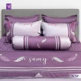  Bộ Chăn Ga Lụa Thêu Tencel Coolsilk Pro 1005 