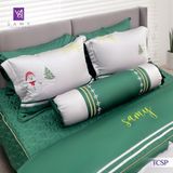  Bộ Chăn Ga Lụa Thêu Tencel Coolsilk Pro 1006 
