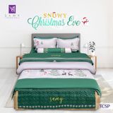  Bộ Chăn Ga Lụa Thêu Tencel Coolsilk Pro 1006 