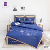  Bộ Chăn Ga Lụa Thêu Tencel Coolsilk Pro 1007 