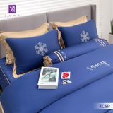  Bộ Chăn Ga Lụa Thêu Tencel Coolsilk Pro 1007 