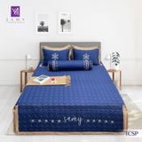  Bộ Chăn Ga Lụa Thêu Tencel Coolsilk Pro 1007 