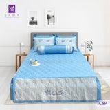  Bộ Chăn Ga Lụa Thêu Tencel Coolsilk Pro 1009 