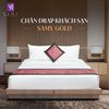  Bộ Chăn Drap Khách sạn 3 sao Samy Gold (Pure White) 