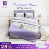  Bộ Chăn Ga Lụa Thêu Tencel Coolsilk Pro 1002 