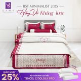  Bộ Chăn Ga Lụa Thêu Tencel Coolsilk Pro 1008 