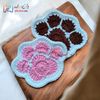  Chân mèo - Lót ly bằng len - Sani Handmade 