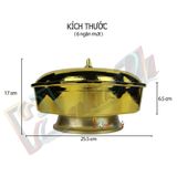  Hộp mứt xoay có nhạc (6 ngăn) - Mai Vàng Nghênh Xuân - HM 280 - Phúc Minh THP 