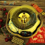  Hộp mứt xoay có nhạc (6 ngăn) - Mai Vàng Nghênh Xuân - HM 280 - Phúc Minh THP 