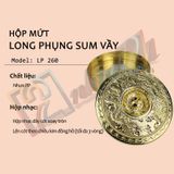  Hộp mứt xoay có nhạc (4 ngăn) - Long Phụng Sum Vầy - LP 260 - Phúc Minh THP 