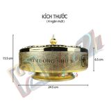  Hộp mứt xoay có nhạc (4 ngăn) - Long Phụng Sum Vầy - LP 260 - Phúc Minh THP 