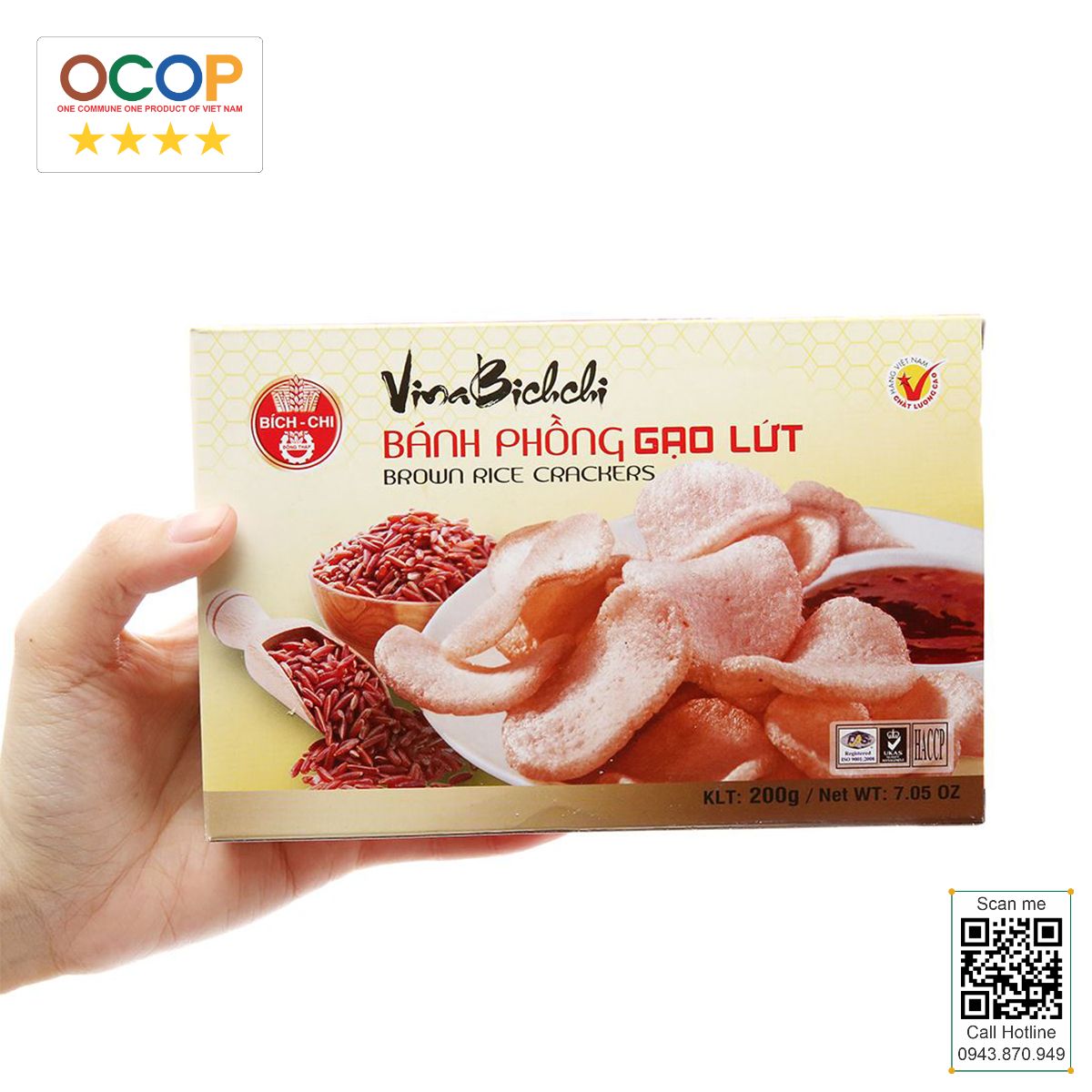  Bánh phồng gạo lứt bích chi 