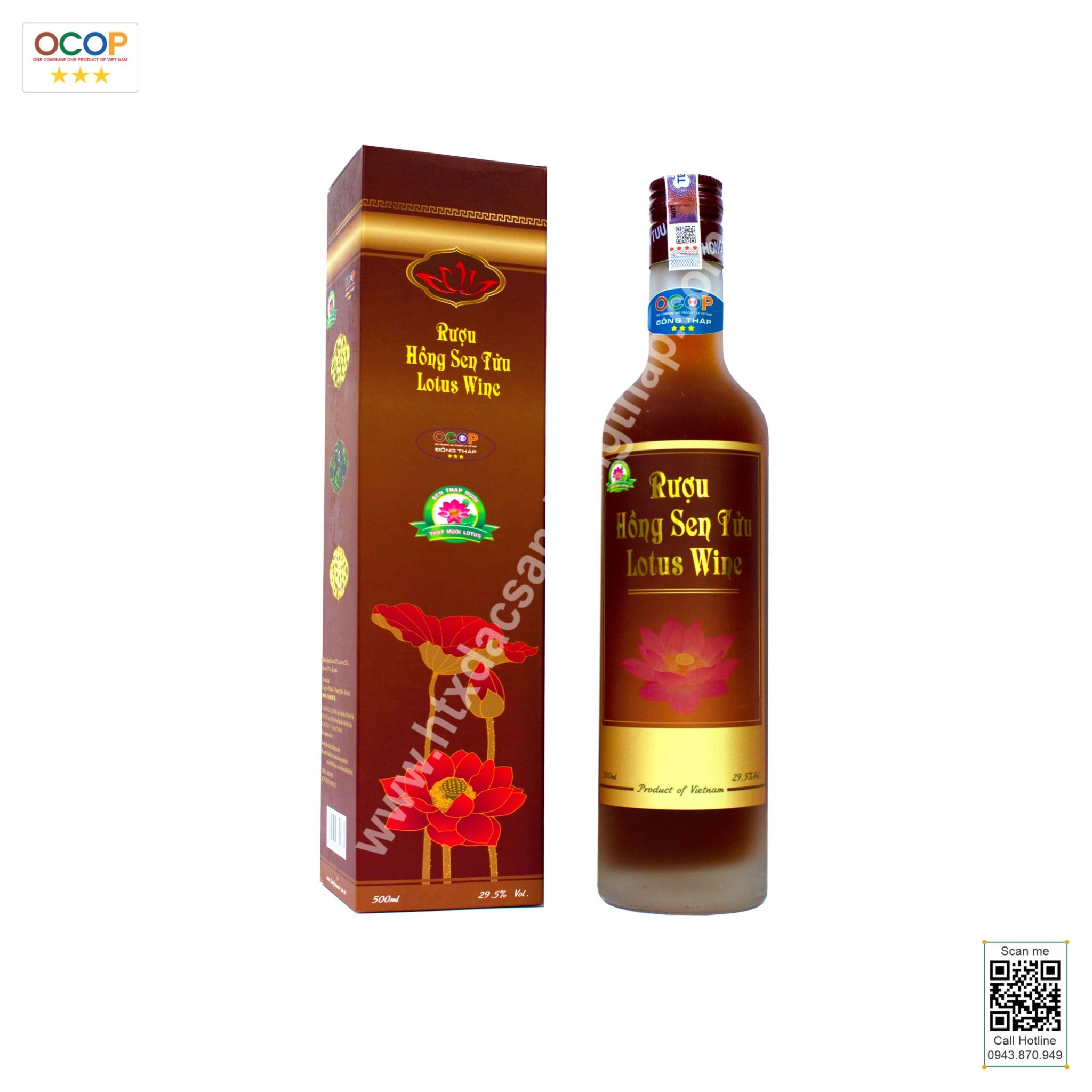  HỒNG SEN TỬU - 500 ml 