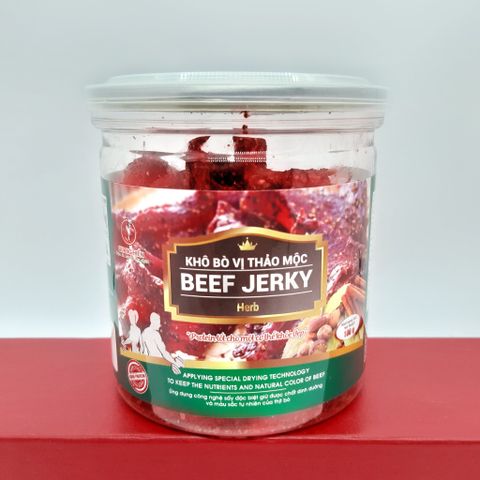  KHÔ BÒ VỊ THẢO MỘC - (Beef Jerky Herb) - 100 Gram 