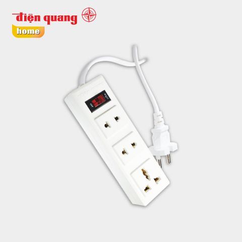 Ổ Cắm Điện Quang ĐQ 002A-02 ( 3 lỗ )