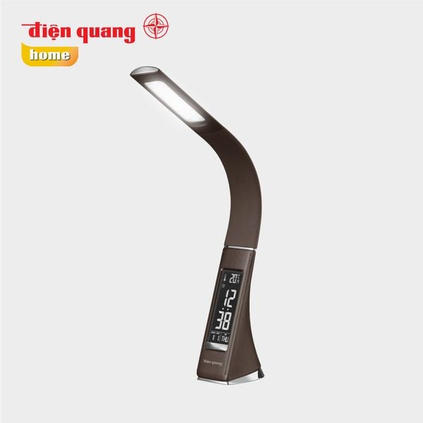 Đèn bàn LED Bảo vệ thị lực Điện Quang ĐQ LDCL1.1 ( Đèn bàn 5W, tích hợp đồng hồ báo thức )