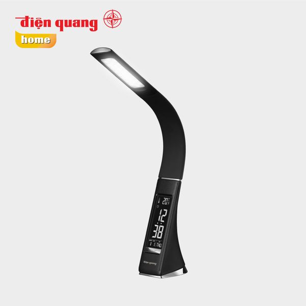 Đèn bàn LED Bảo vệ thị lực Điện Quang ĐQ LDCL1.1 ( Đèn bàn 5W, tích hợp đồng hồ báo thức )