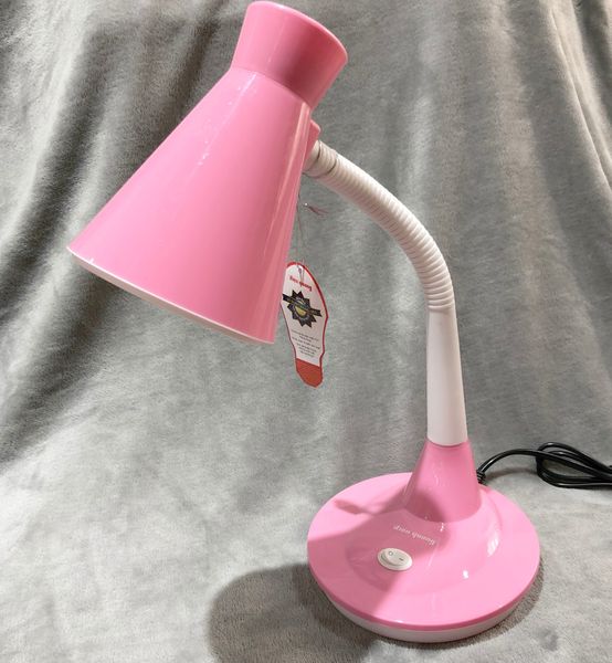DRAFT Đèn bàn Điện Quang ĐQ DKL08 PW L (kiểu chóa nhựa, hồng-trắng, bóng led)