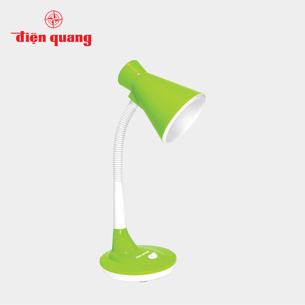 DRAFT Đèn bàn ĐQ DKL08 GW (kiểu chóa nhựa, xanh lá-trắng, không bóng)
