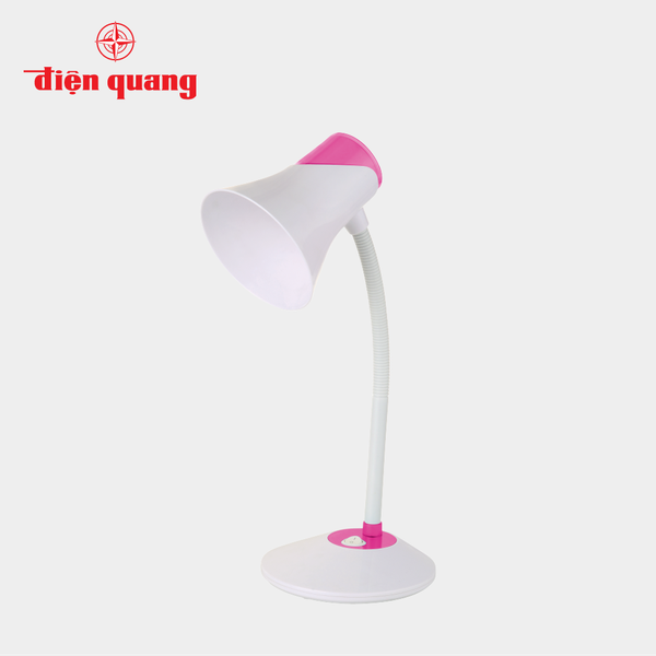 Đèn bàn bảo vệ thị lực Điện Quang ĐQ DKL15 WP BW (Màu trắng-hồng, bóng led Warmwhite)