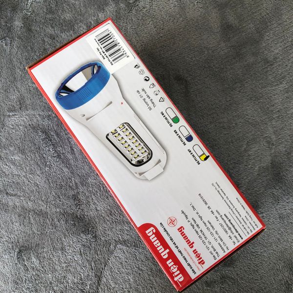 DRAFT Đèn Pin LED Điện Quang ĐQ PFL06 R WY (Pin sạc, Trắng - Vàng)