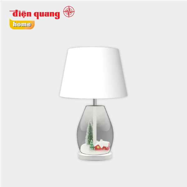 Đèn thủy tinh trang trí Điện Quang ĐQ DCL03 WW ( thân hình bầu, NOEL 3,  bóng LED, Warmwhite )
