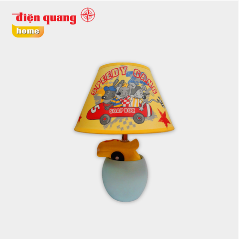 Đèn Gốm Sứ trang trí Điện Quang ĐQ DL19 WW ( Thân hình xe hơi Vàng, bóng Led 5W, warmwhite )