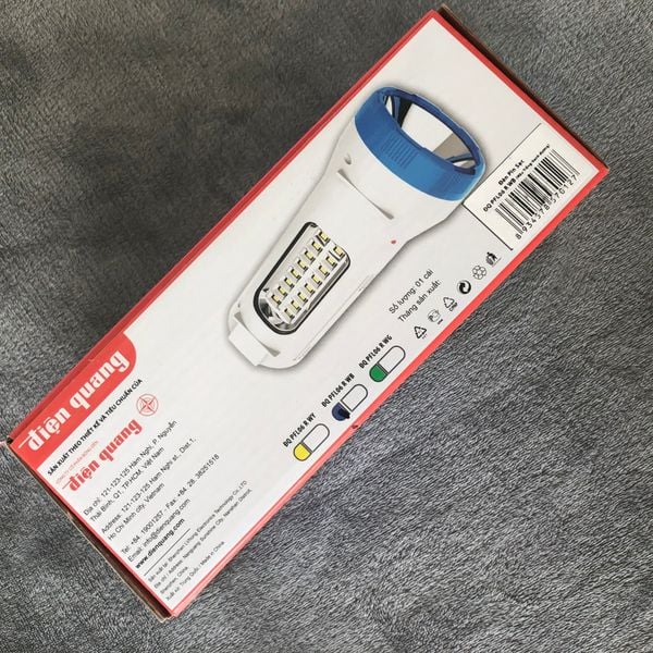 Đèn Pin LED Điện Quang ĐQ PFL06 R ( Pin sạc )