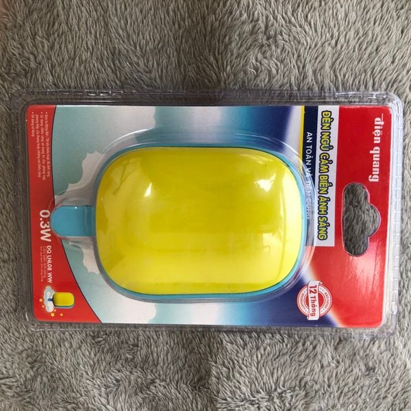Đèn ngủ cảm biến LED Điện Quang ĐQ LNL08 WW ( Cảm biến quang, hình que kem, ánh sáng vàng )
