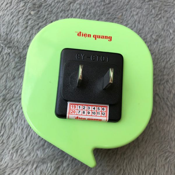 Đèn ngủ cảm biến LED Điện Quang ĐQ LNL09 WW ( Cảm biến quang, hình tin nhắn, ánh sáng trắng )