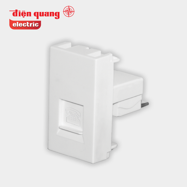 Set 3 Ổ cắm điện thoại âm tường DQHome ĐQ IW1 TO W ( màu trắng )