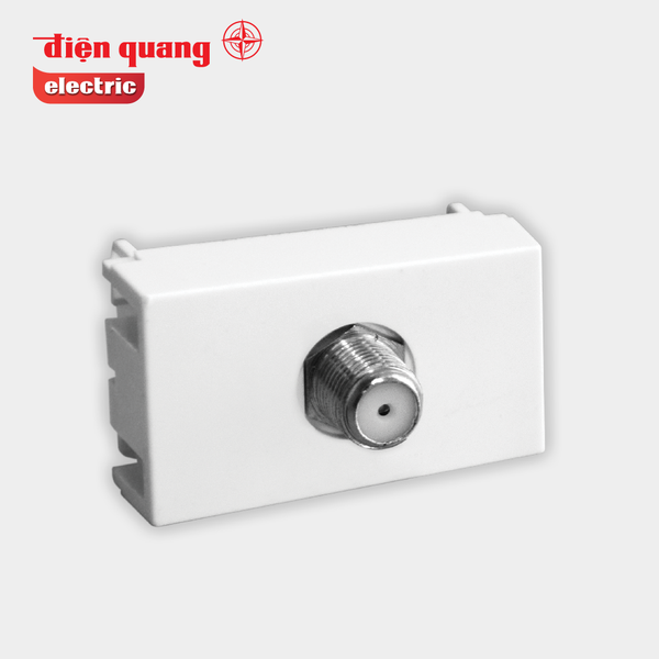 Set 3 Ổ cắm cáp tivi âm tường DQHome ĐQ IW1 TVO W ( màu trắng )