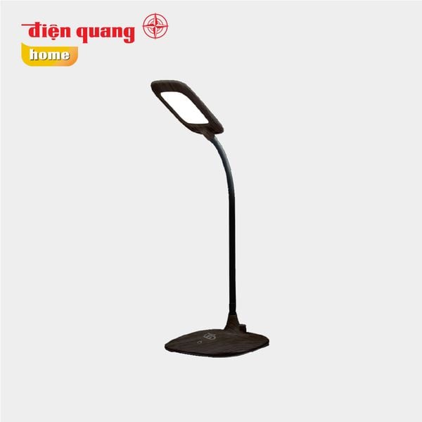 Đèn bàn sạc LED bảo vệ thị lực Điện Quang ĐQ LDL12B 6W ( Pin LITHIUM, 6W, vỏ giả gỗ )