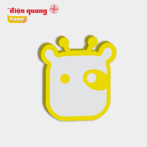 Đèn ngủ cảm biến LED Điện Quang ĐQ LNL03 WW ( Cảm biến quang, hình con bò, ánh sáng vàng )
