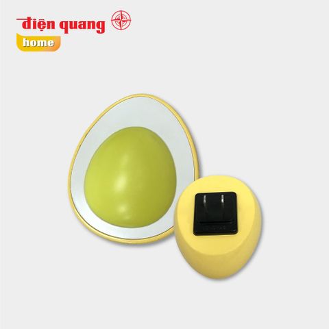 Đèn ngủ cảm biến LED Điện Quang ĐQ LNL07 WW ( Cảm biến quang, hình quả trứng, ánh sáng vàng )