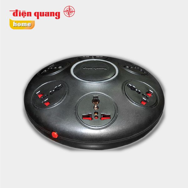 Ổ cắm Điện Quang ĐQ ESK.106 ( Kiểu UFO 6 lỗ 3 chấu )