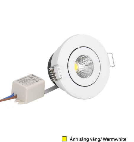 Bộ đèn LED ốp tủ Điện Quang ĐQ LEDCAL02 03727 (3W, warmwhite)